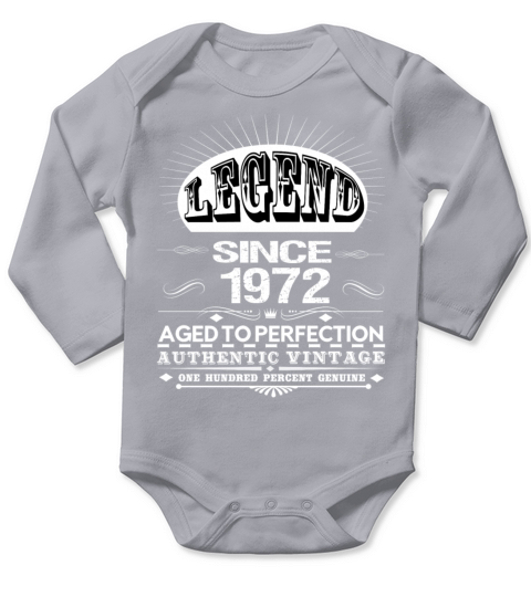 LEGEND SINCE 1972 Long Sleeve Baby One-Piece