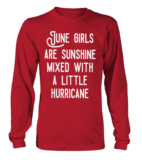 June girls are sunshine mixed Women's Long Sleeve