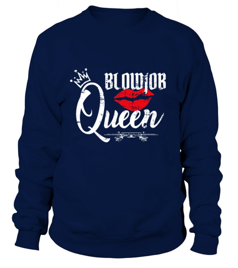 Blowjob Queen Vintage Schniblow funny gift Kinky B Women's Sweatshirt