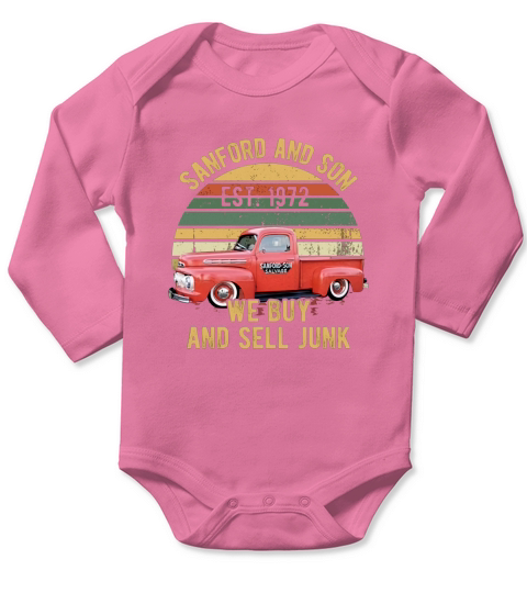 Fred Sanford We Buy And Sell Junk Retro Long Sleeve Baby One-Piece