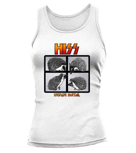 Hiss Hedgie Metal A Hedgehog Hard Rock Band Tank top Woman