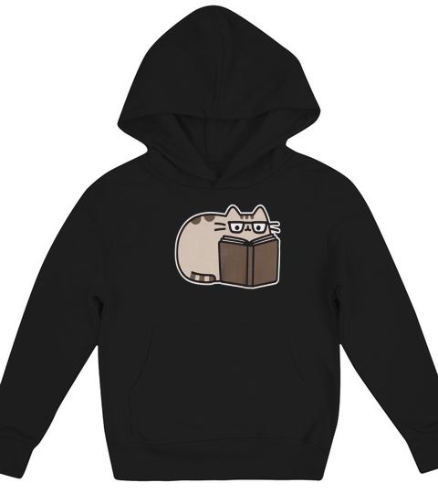 Pusheen The Cat Reading Juniors Kids Hoodie