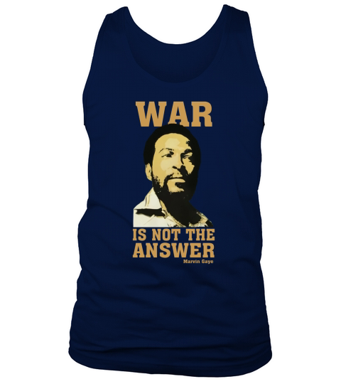 Marvin Gaye War is not the answer Tank Top Unisex