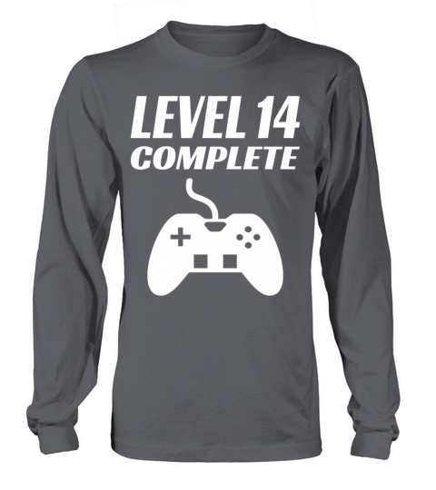 14th Birthday Funny Gamer gift Men's Long Sleeve