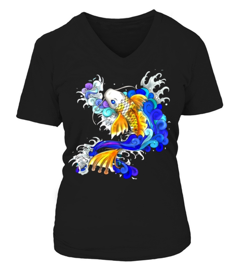 koi fish Women's V-Neck T-shirt