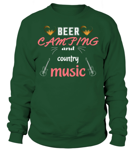 Beer Camping And Country Music T Shirt Women's Sweatshirt