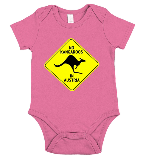 NO KANGAROOS IN AUSTRIA 1 Short Sleeve Baby One-Piece