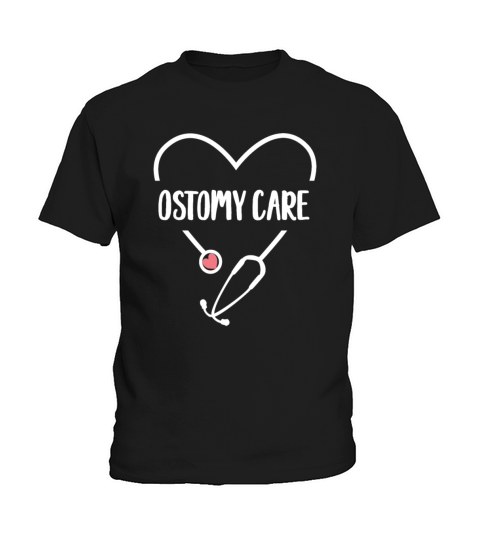 Love Nurse Heart Ostomy Care WOCN Certified Nurseb Kids T-Shirt