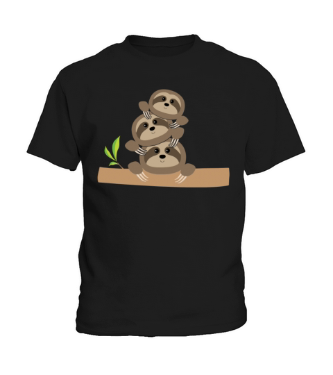 Sloth Funny Shirt Kids T-Shirt