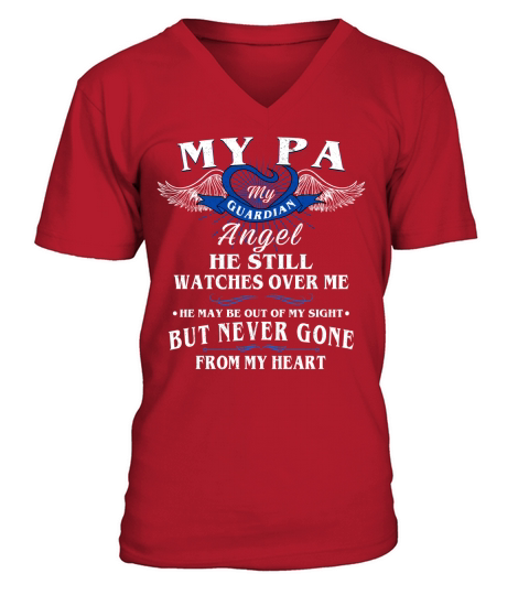 My Guardian Angel My Pa He Still Watches Over Me 2020 - Baby Onesie V-Neck T-shirt