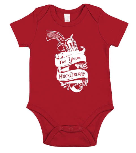 Im-your-Huckleberry Short Sleeve Baby One-Piece