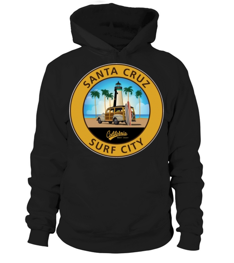 Santa Cruz Surf City Woodie Women's Hoodie