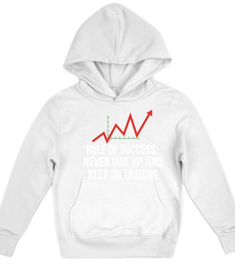 rule of success never give up Kids Hoodie