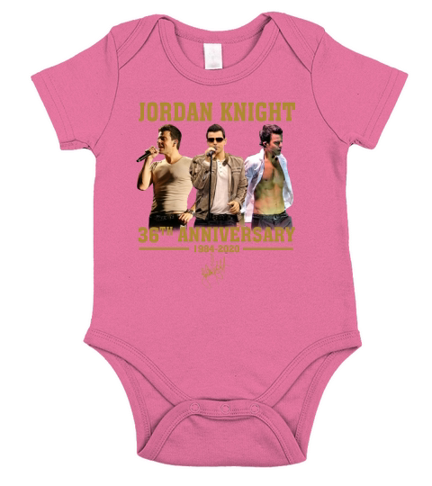 JORDAN KNIGHT 36TH ANNIVERSARY Short Sleeve Baby One-Piece