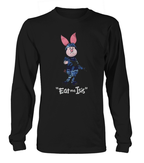 Piglet Navy Long sleeved Unisex