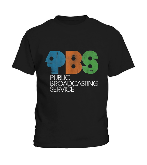 PBS Vintage Logo Distressed Kids T-Shirt
