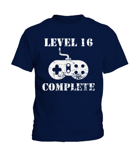 Level 16 Complete 16th Birthday Kids T-Shirt