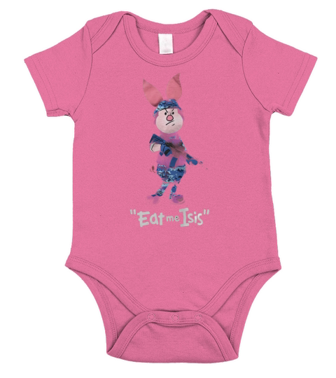 Piglet Navy Short Sleeve Baby One-Piece