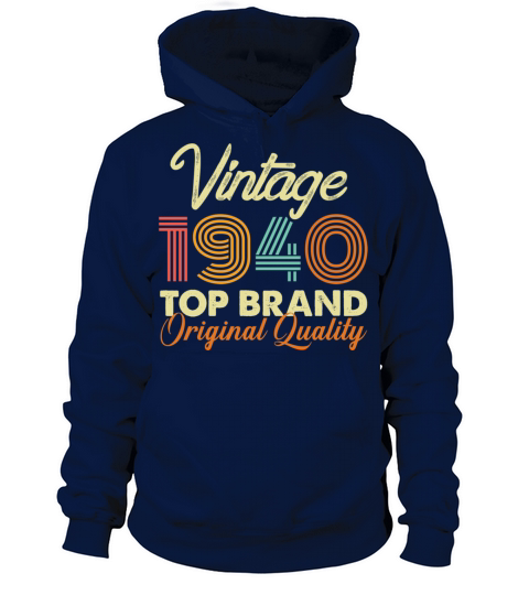 Vintage 1940 82nd Birthday Women's Hoodie