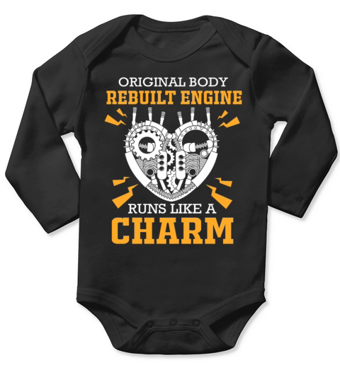 Heart Surgery Original Body Rebuilt Engine Long Sleeve Baby One-Piece