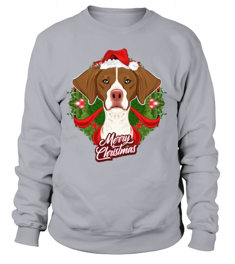 Brittany Lover I Merry Christmas Brittany Women's Sweatshirt