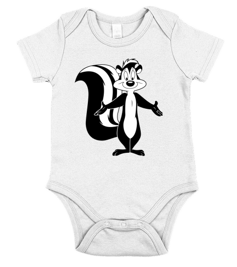 Pepe Le Pew Funny Short Sleeve Baby One-Piece