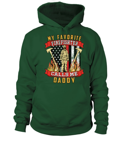 My Favorite Firefighter Calls Me Daddy Women's Hoodie