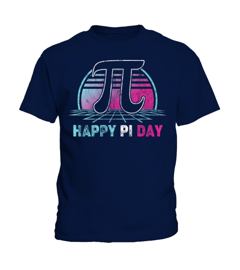 PI Day 2022 Math Lover Mathematics Retro Vintage Kids T-Shirt