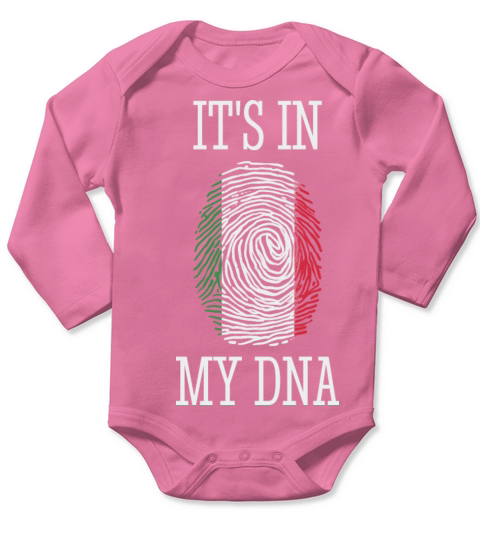 Italy Italian DNA Homeland Long Sleeve Baby One-Piece