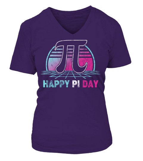 PI Day 2022 Math Lover Mathematics Retro Vintage V-neck T-Shirt Woman