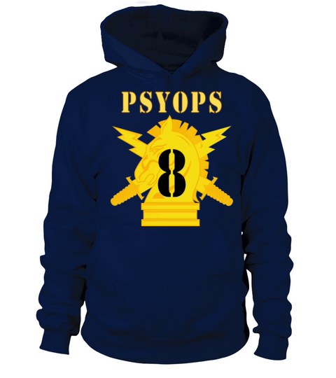 PSYOPS w Branch Insignia 8th Battalion Numeral Women's Hoodie