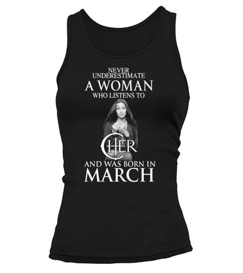 A Woman Who Listens To Cher And Was Born In June Tank top Woman