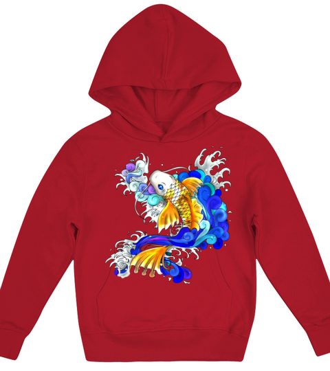 koi fish Kids Hoodie
