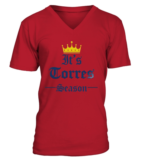 It Is Torres Season Funny Name Beer Day V-Neck T-shirt