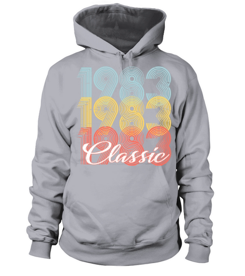 Classic Vintage 38th birthday Shirt Born In 1983 Women's Hoodie