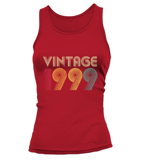 21st Birthday Gift Vintage 1999 Classic Men Women Women's Tank Top