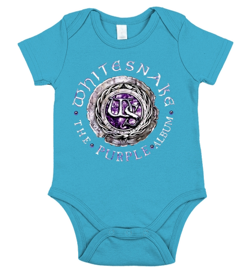 Whitesnake Band  The Purple Album Tshirt Short Sleeve Baby One-Piece