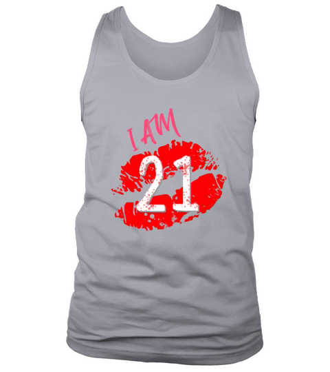 21st Birthday Present Gift Kiss Men's Tank Top
