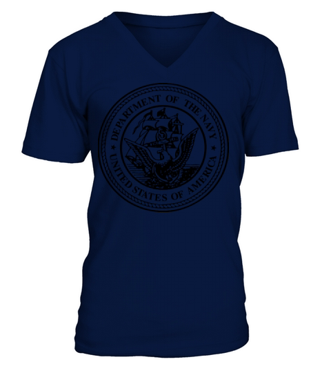 US Navy Men's V-Neck T-shirt