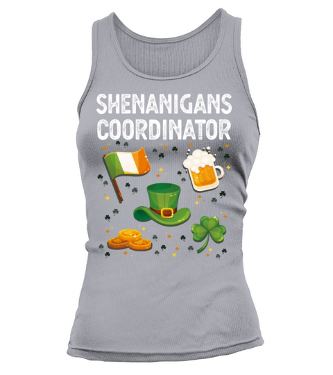 Shenanigans Coordinator Irish St Patricks Da Tank top Woman