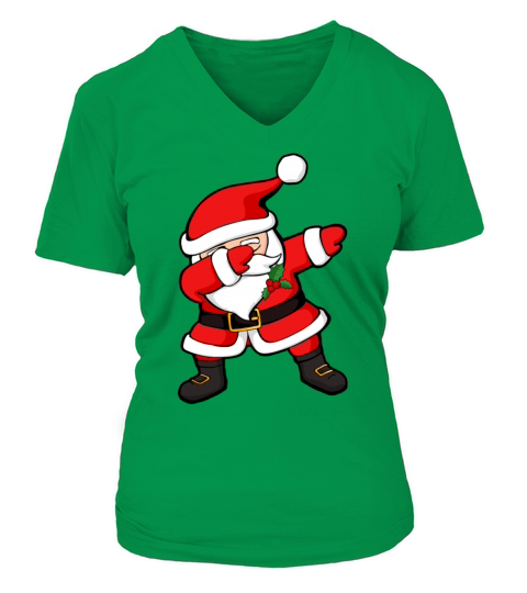 Dabbing Santa Claus Christmas Dab Women's V-Neck T-shirt