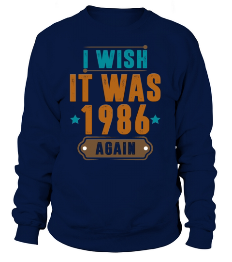 80S 1986 Year Born Women's Sweatshirt