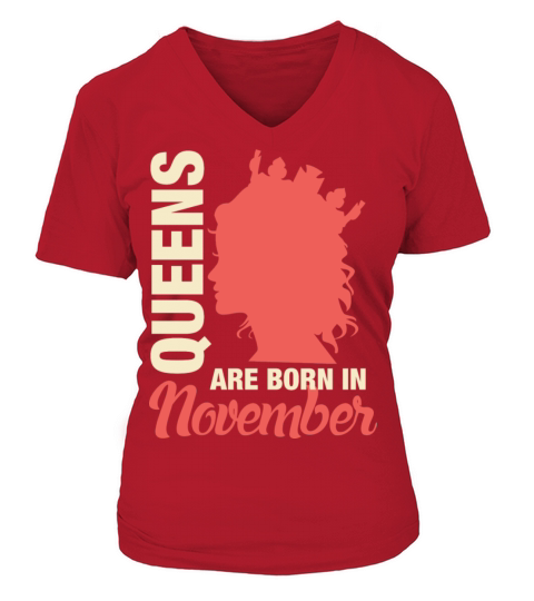 Born In November Women's V-Neck T-shirt