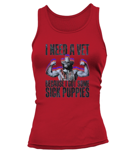Randy Macho Man Savage I Need A Vet Tank top Woman