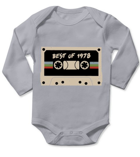 best of 1978 shirt hoodies hipster Long Sleeve Baby One-Piece