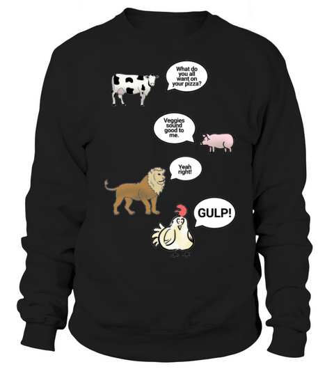 Pizza Animals Women's Sweatshirt