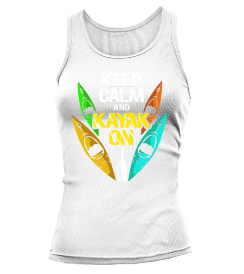 Kayak Canoe Canoeing Kayaking Rafting Whitewater Tank top Woman