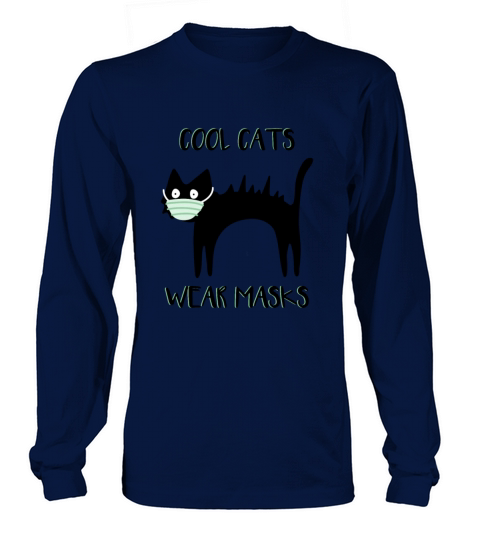 COOL CATS WEAR MASKS Women's Long Sleeve