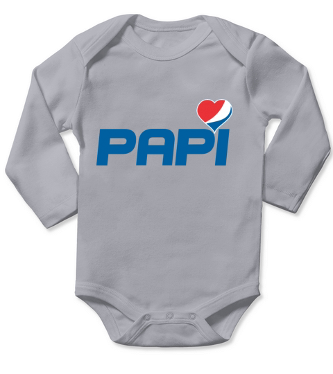 papi pepsi father Long Sleeve Baby One-Piece