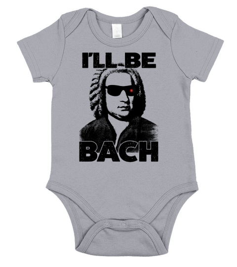 be Bach Design Johannes Sebastian Bach Classic Music Short Sleeve Baby One-Piece